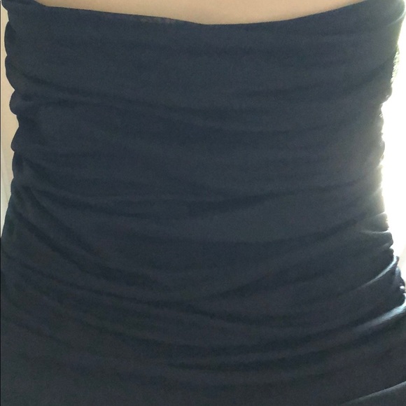 Black studded halter scarf point prom/ formal XL - Picture 6 of 8